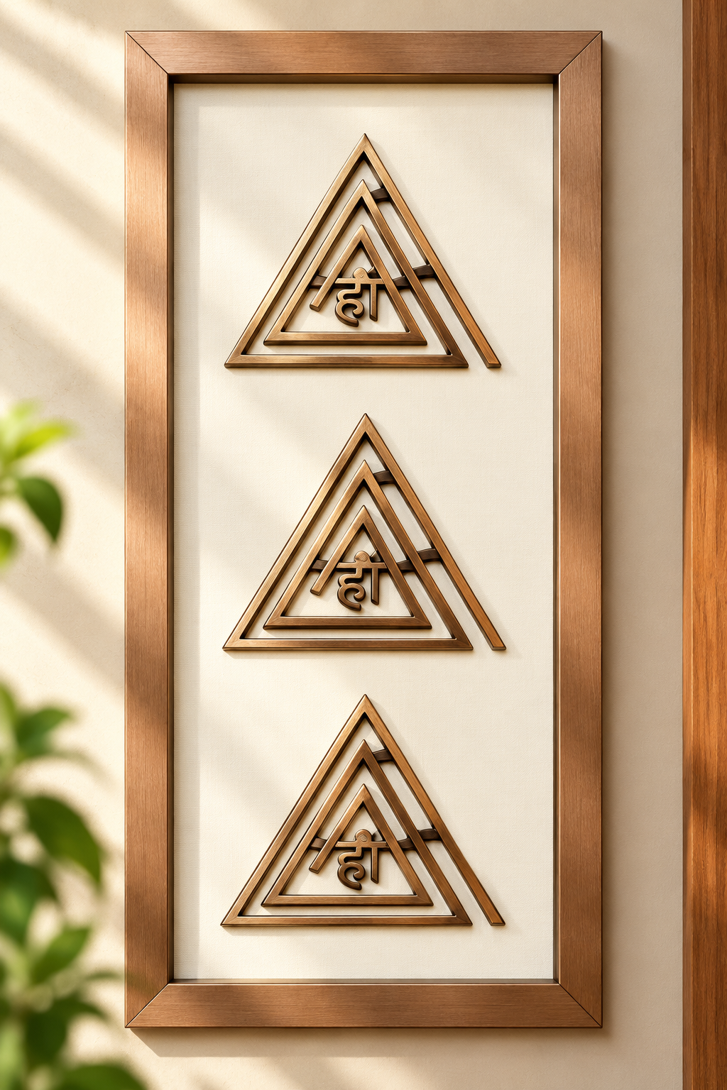 Copper Helix Frame